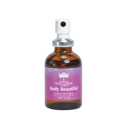 Australian Bush Flower body beautiful oral spray 30ml — original manufacturer packaging photograph