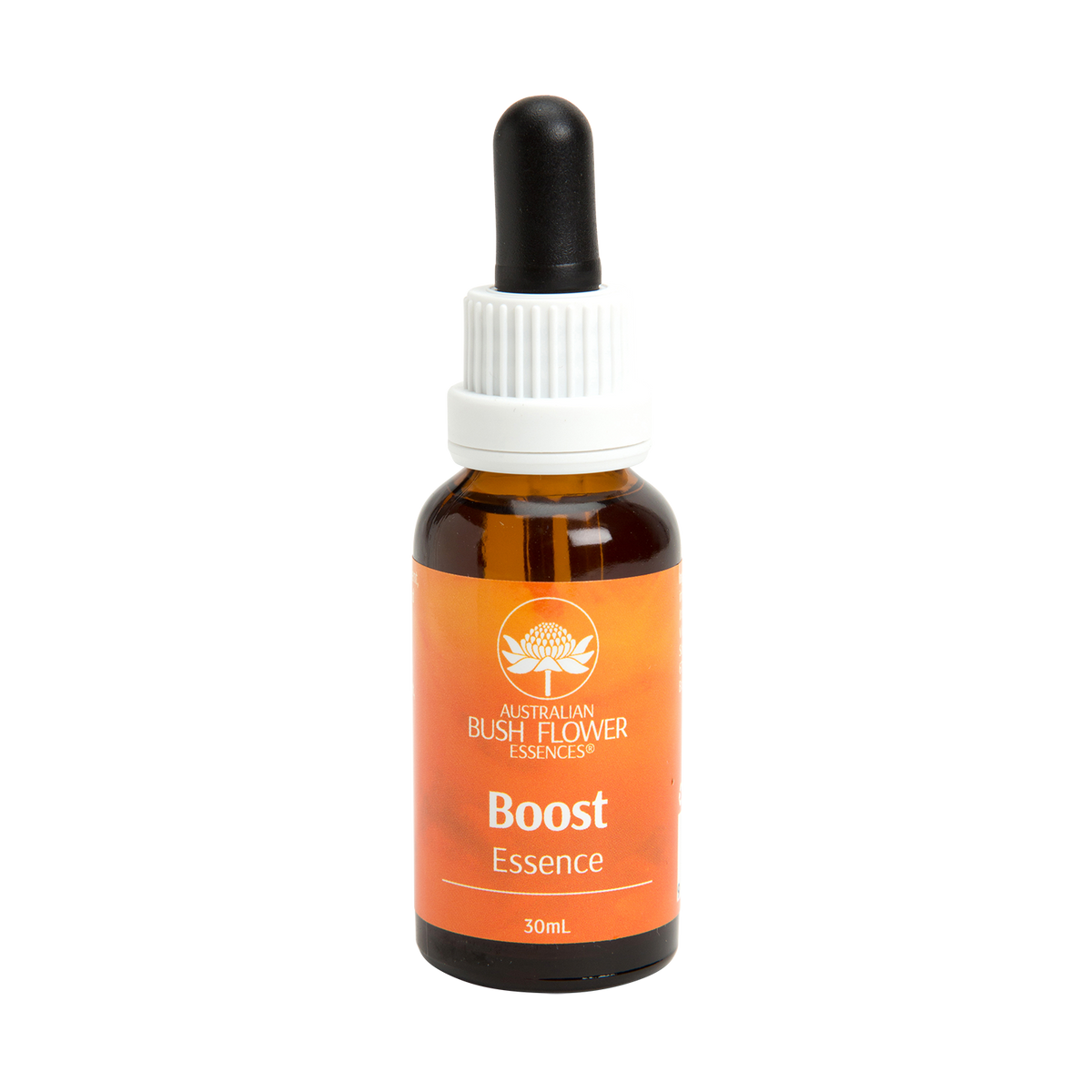 Australian Bush Flower Boost Essence Drops – 30ml — original manufacturer bottle photograph