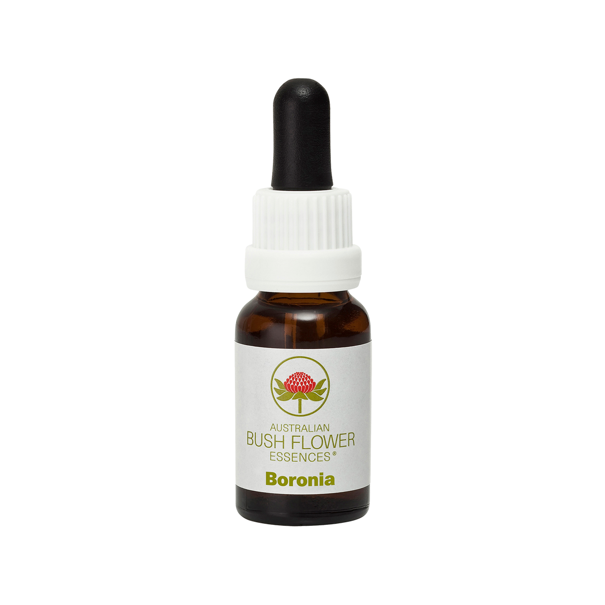 Australian Bush Flower boronia 15ml — original manufacturer packaging photograph