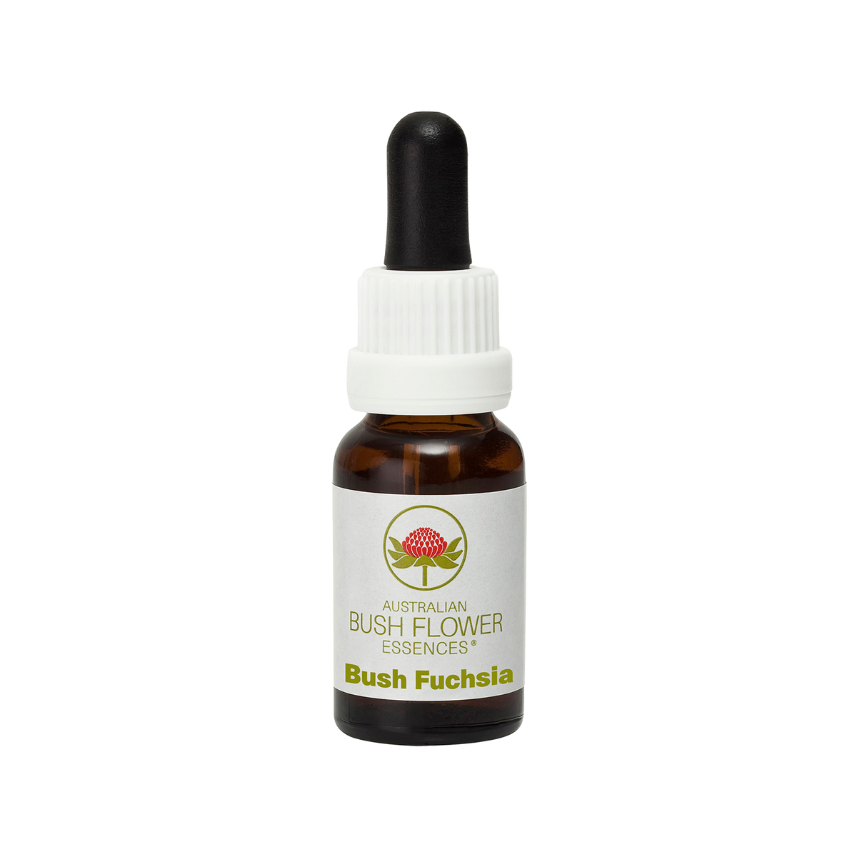 Australian Bush Flower bush fuchsia 15ml — original manufacturer bottle photograph