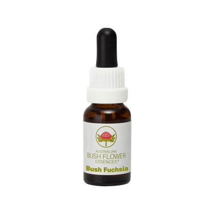 Australian Bush Flower bush fuchsia 15ml — original manufacturer bottle photograph