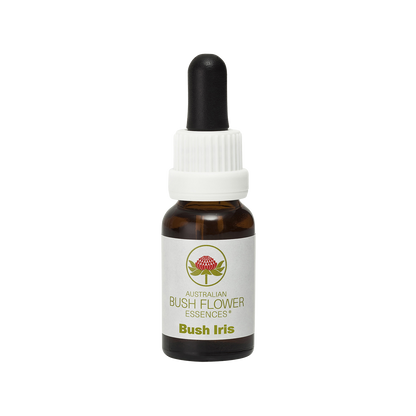 Australian Bush Flower bush iris 15ml — original manufacturer bottle photograph