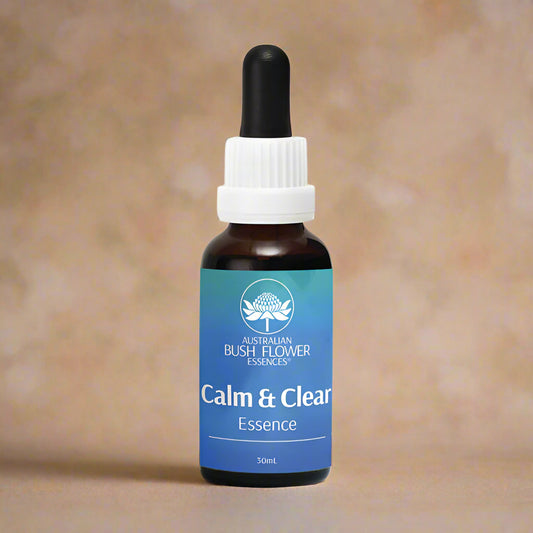 Australian Bush Flower Calm & Clear Essence 30ml floral essence blend