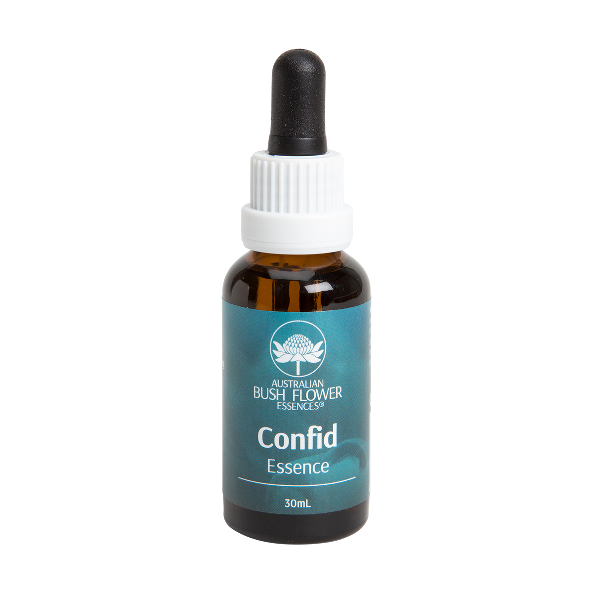 Australian Bush Flower Confid (Confidence) Essence Drops – 30ml — original manufacturer bottle photograph