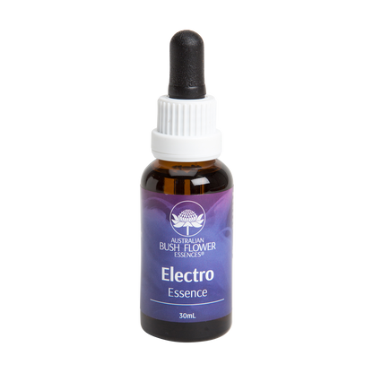 Australian Bush Flower Electro Essence Drops – 30ml — original manufacturer bottle photograph