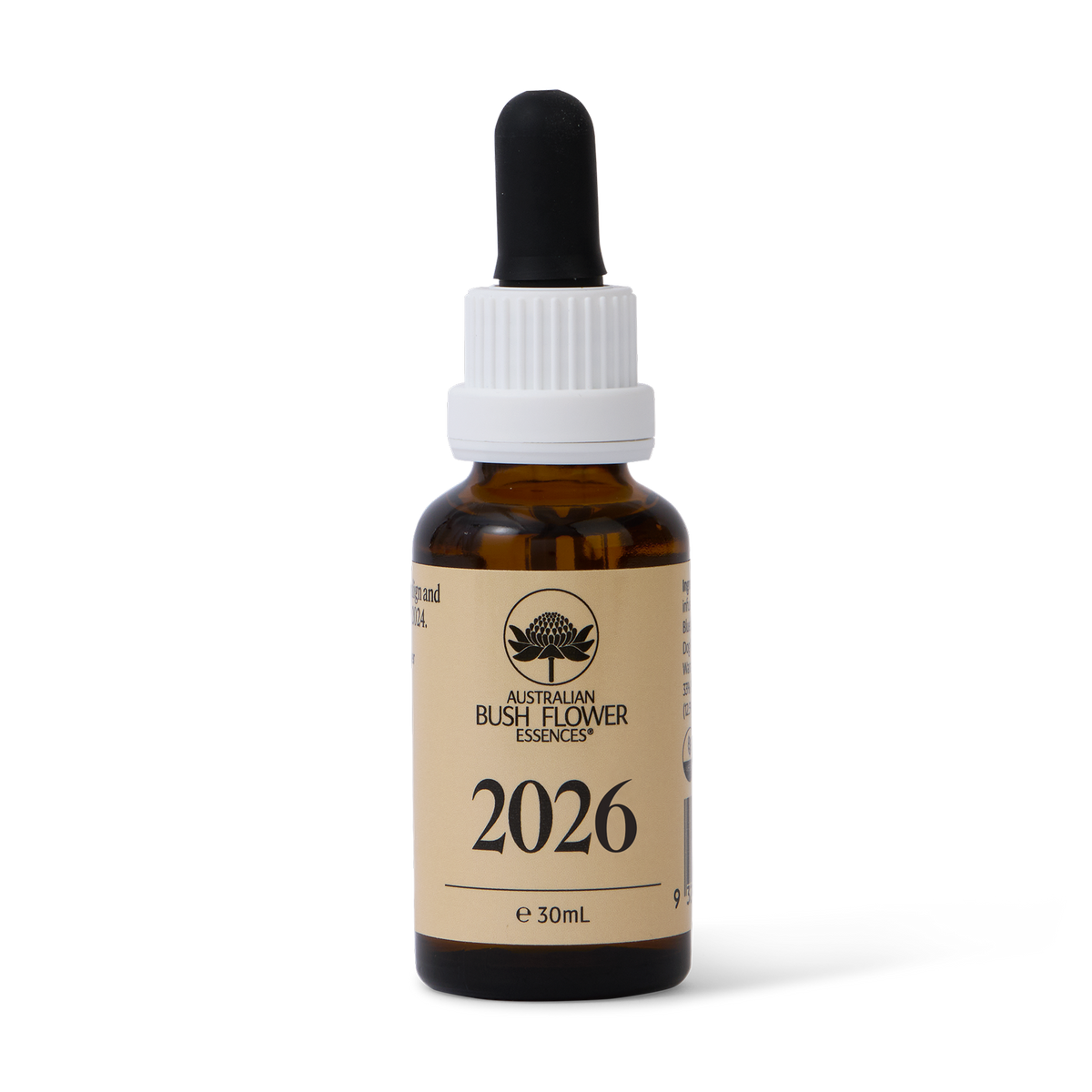 Australian Bush Flower Essences 2026 Essence Drops – 30ml — original manufacturer bottle photograph
