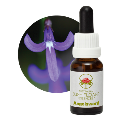 Australian Bush Flower Essences Angelsword Stock Essence – 15ml — original manufacturer bottle photograph