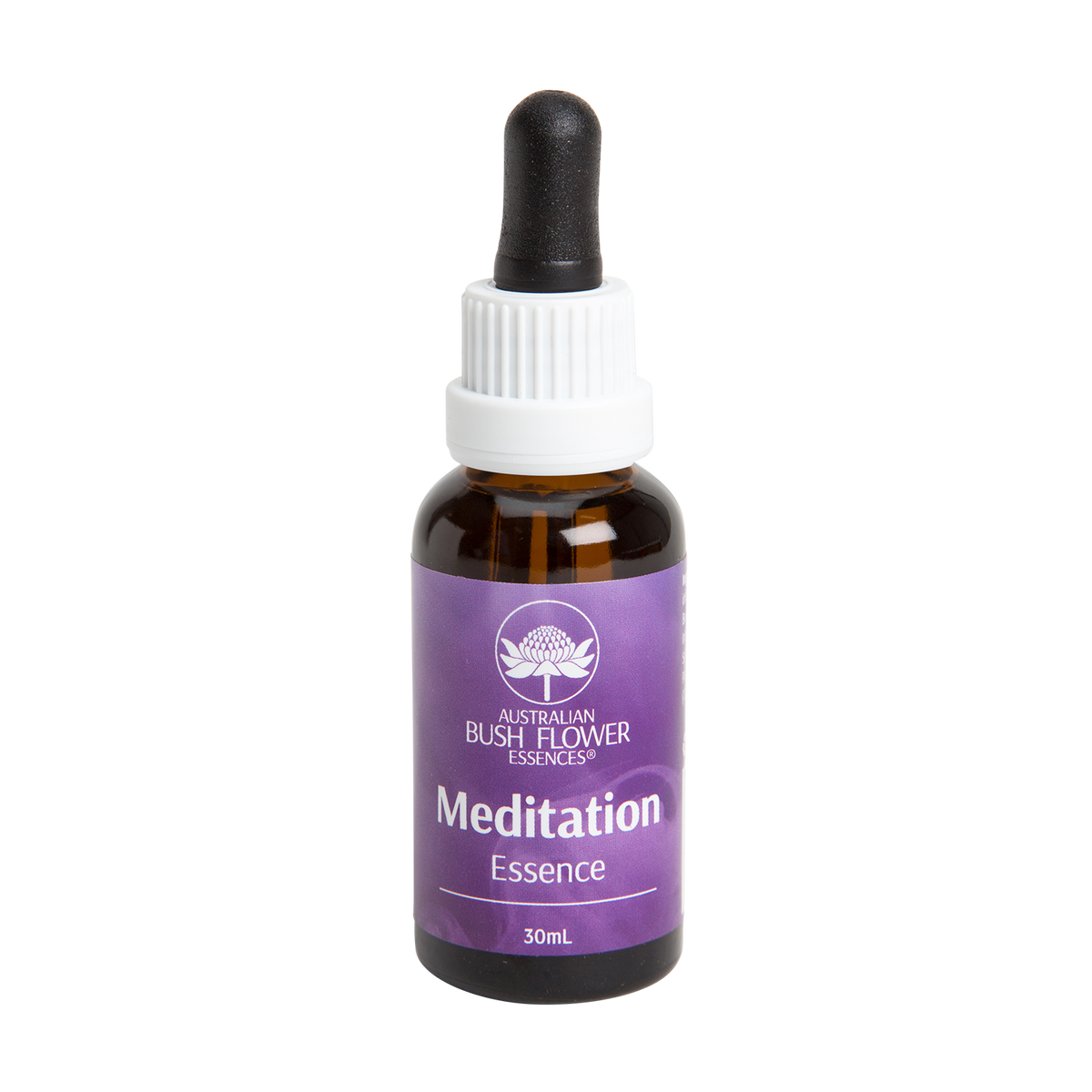 Australian Bush Flower Meditation Essence Drops – 30ml — original manufacturer bottle photograph