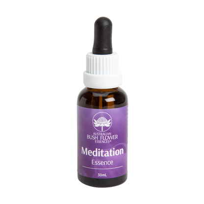 Australian Bush Flower Meditation Essence Drops – 30ml — original manufacturer bottle photograph