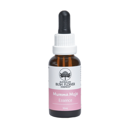 Australian Bush Flower Mumma Mojo Essence Drops – 30ml — original manufacturer bottle photograph