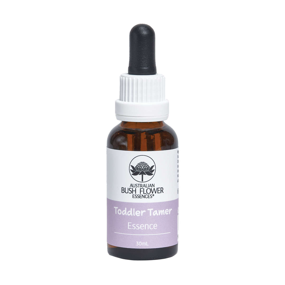 Australian Bush Flower toddler tamer 30ml — original manufacturer bottle photograph