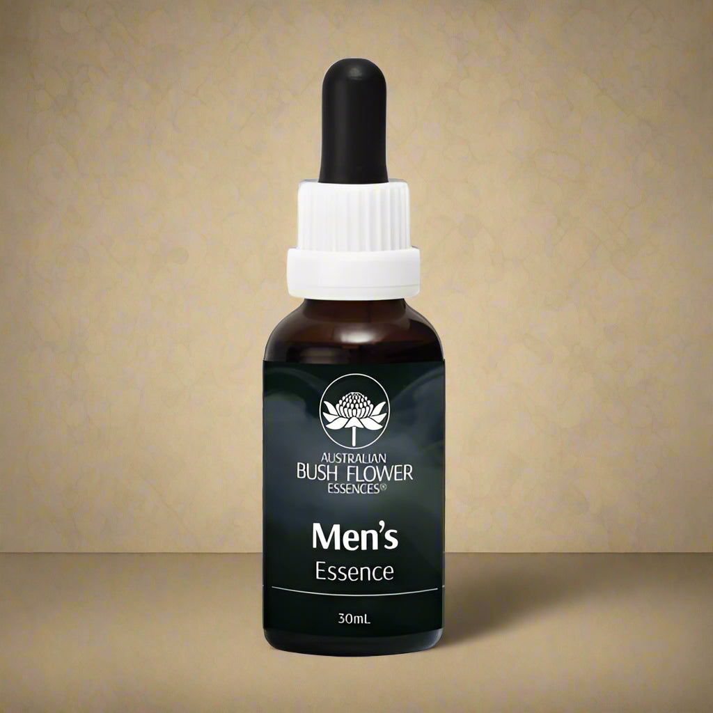 Front view of Australian Bush Men’s Essence – 30ml bottle