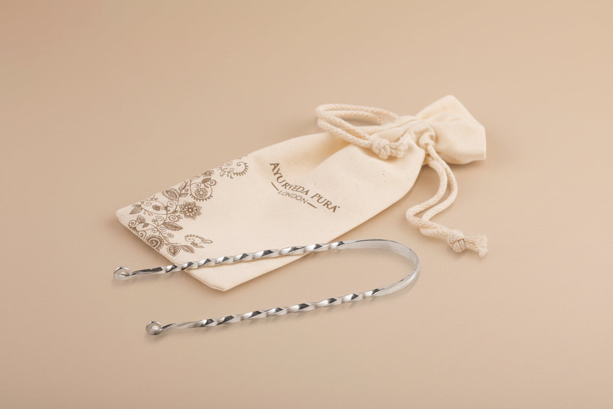 Ayurveda Pura Sterling Silver Tongue Cleaner