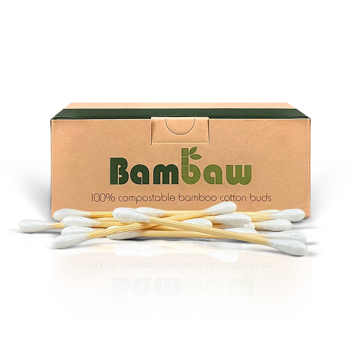 Bambaw Bamboo Cotton Buds – 200 buds — original manufacturer product photo