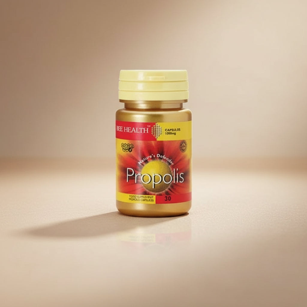 BEE Health Propolis 1000mg 30 Capsules Bottle