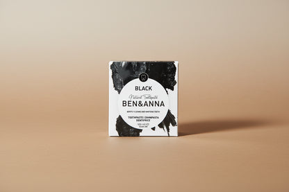 Ben and Anna Toothpaste Charcoal 100ml glass jar