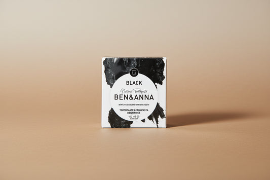Ben and Anna Toothpaste Charcoal 100ml glass jar