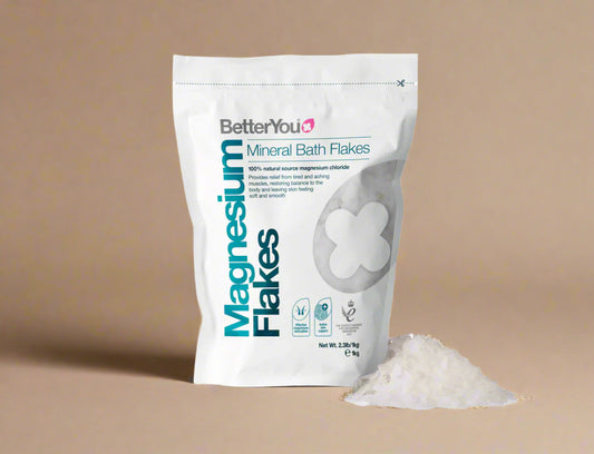Better You Magnesium Flakes 1kg – natural magnesium bath salts for muscle recovery