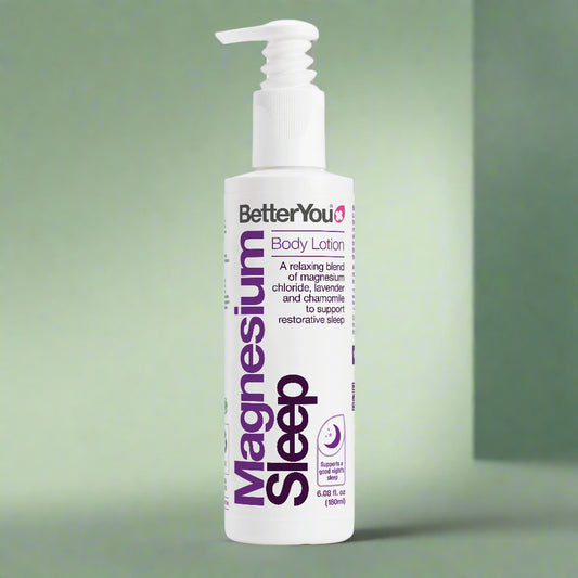 BetterYou Magnesium Sleep Lotion 180ml Front Label