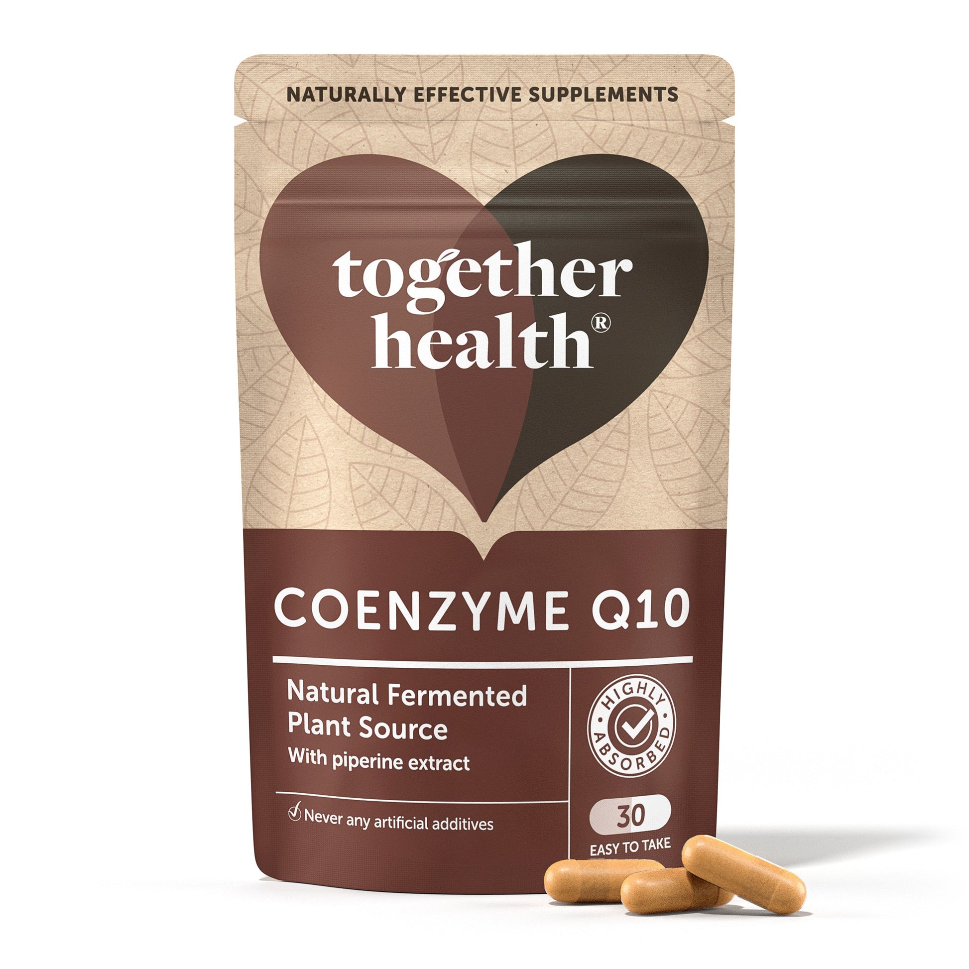 Bio-CoQ10 Food Supplement 30 Capsules front packaging.