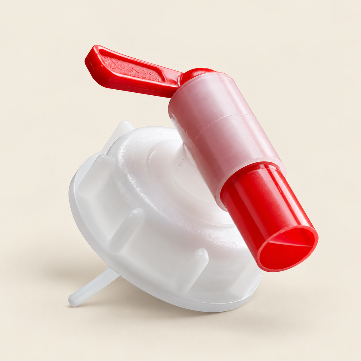 Bio-D Refill Tap for 25L Containers on a warm beige background