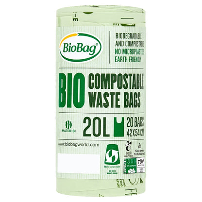 BioBag Compostable Waste Bags 20L – 20 Bags — original product photograph