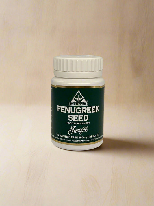 Biohealth Fenugreek Seed 550mg 60 Capsules herbal supplement