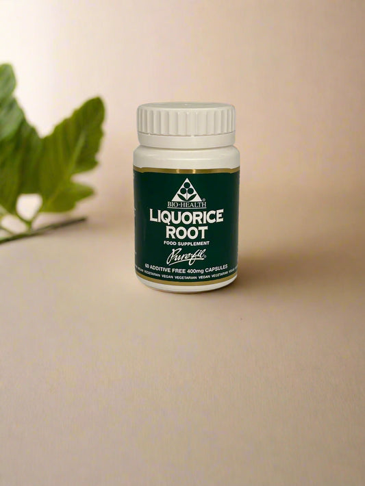 Biohealth Liquorice Root 400mg 60 Capsules natural herbal supplement