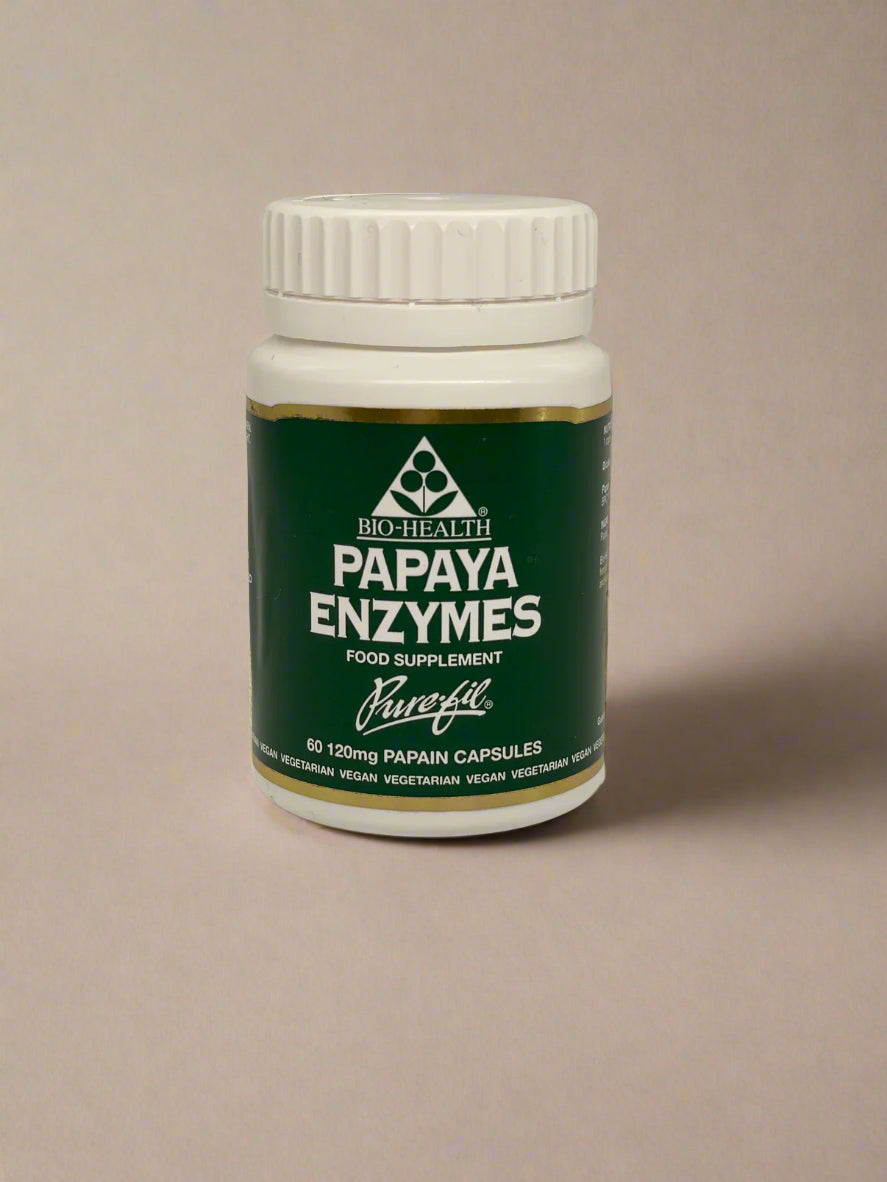 Biohealth Papaya Enzymes 60 Capsules natural digestive supplement