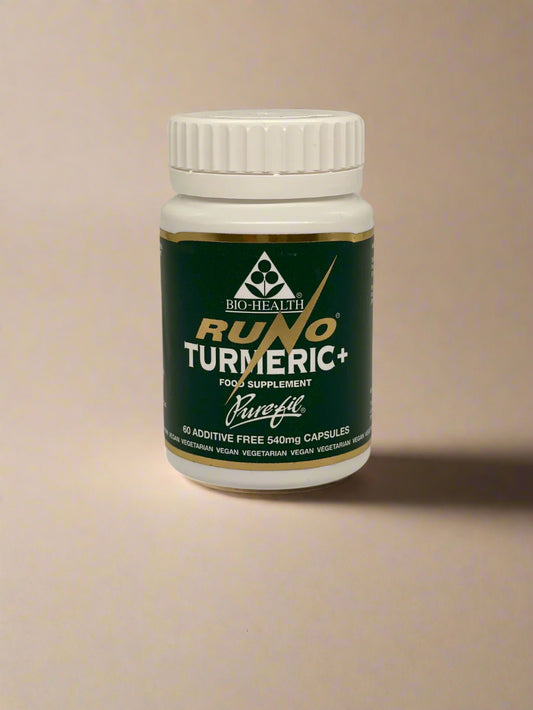 Biohealth Runo Turmeric+ 540mg 60 Capsules with black pepper