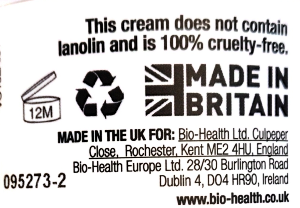 Biohealth Vitamin E Cream 84g clean product image neutral background