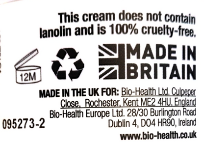 Biohealth Vitamin E Cream 84g clean product image neutral background