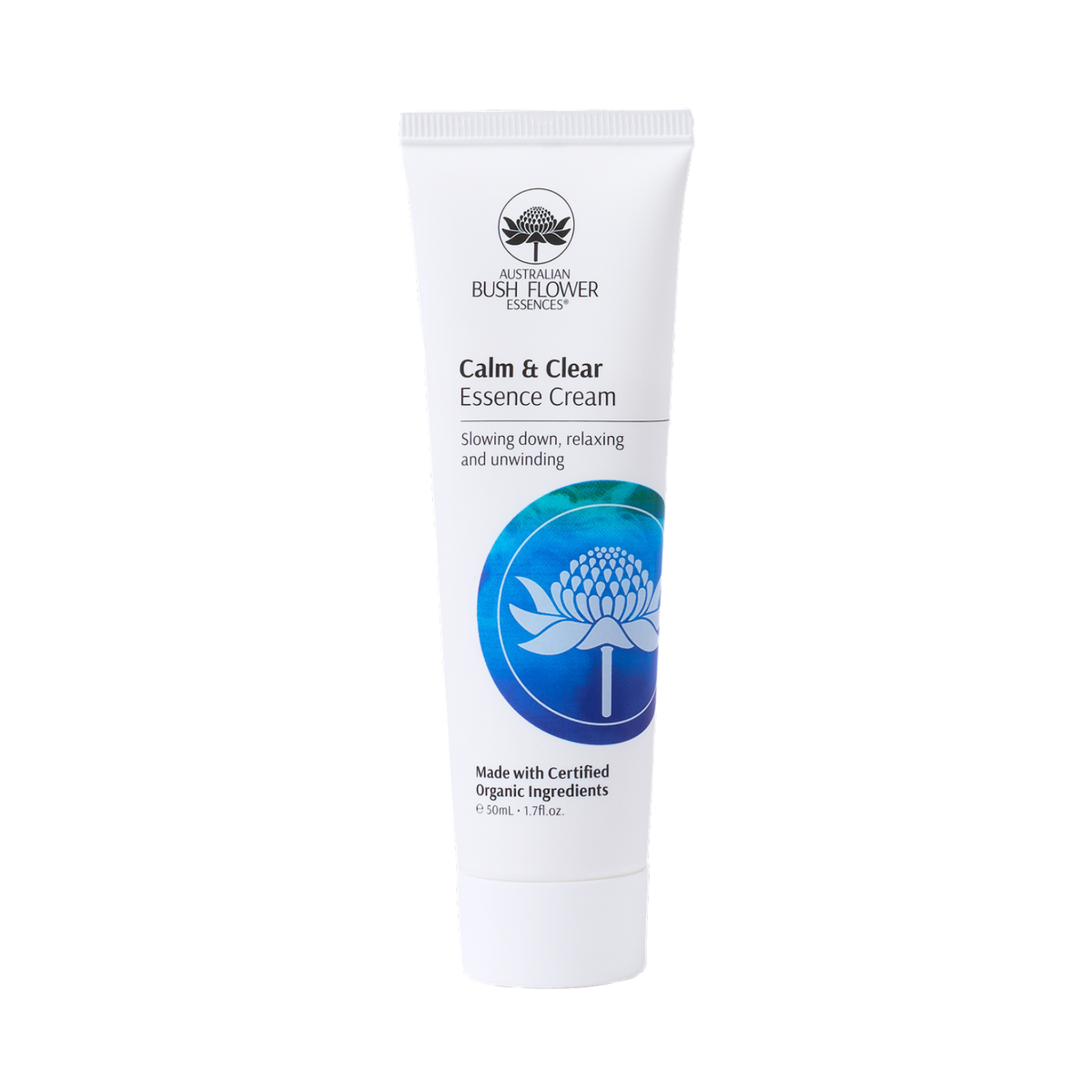 Australian Bush Flower calm clear cream original product packaging