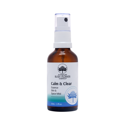Australian Bush Flower calm clear mist original product packaging