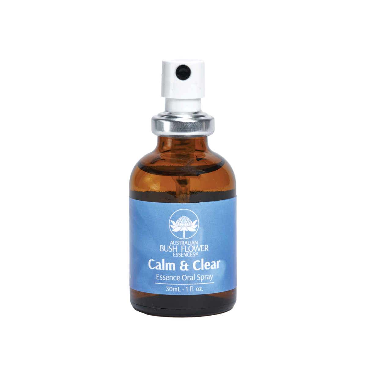 Australian Bush Flower calm clear oral spray original product packaging
