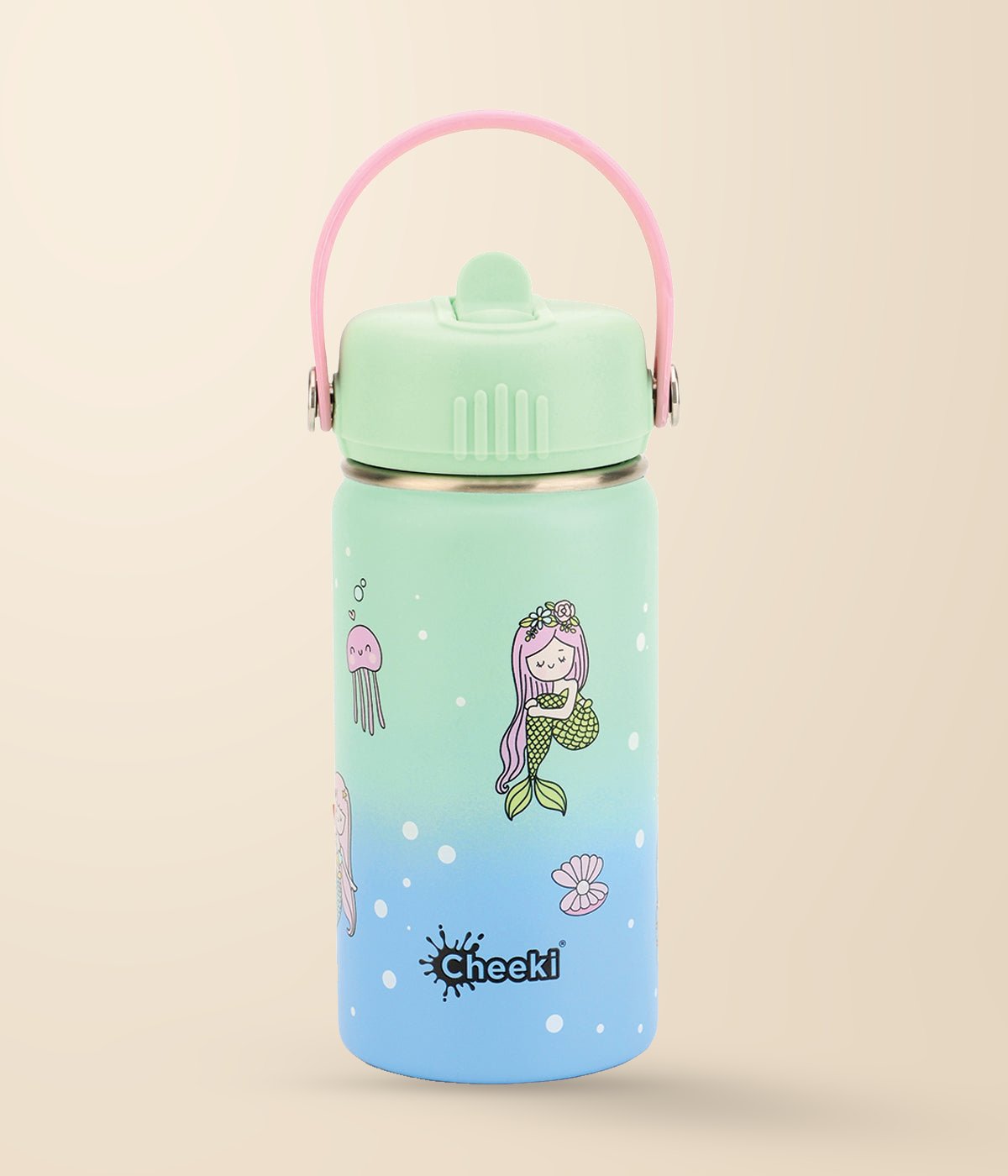 Cheeki 400ml Insulated Little Adventurer Bottle - Mermaid — product view