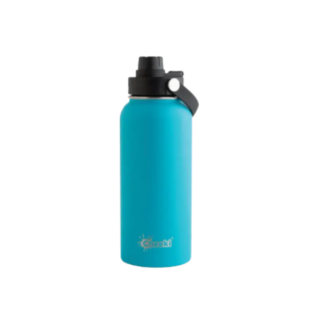 Cheeki Adventure Insulated Water Bottle – Aqua 1L original product photograph