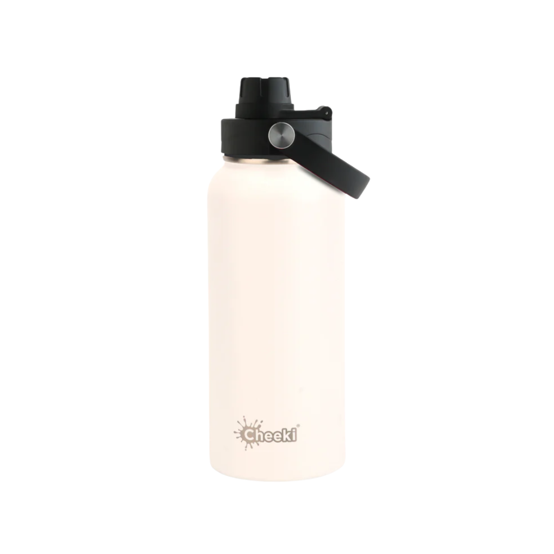 Cheeki Adventure Insulated Water Bottle – White 1L original product photograph