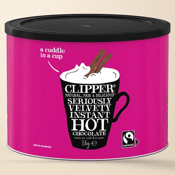 Clipper Fairtrade Instant Hot Chocolate 1kg tub
