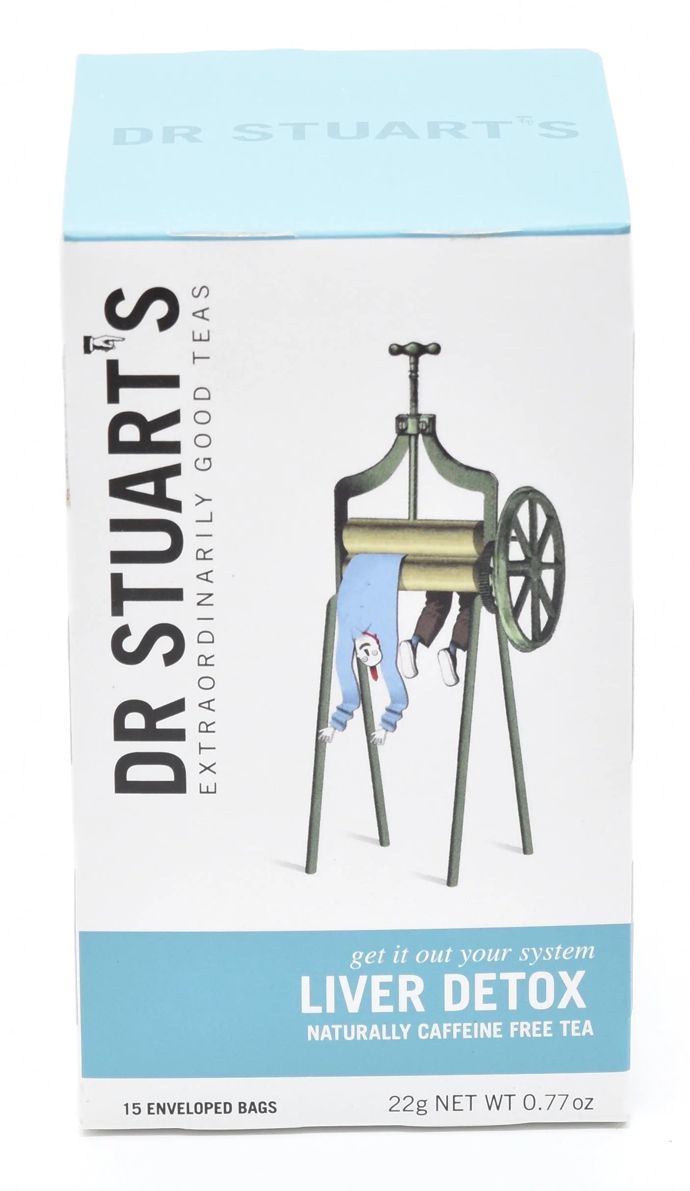Dr. Stuart’s Liver Detox Herbal Tea 4 Pack Front Packaging
