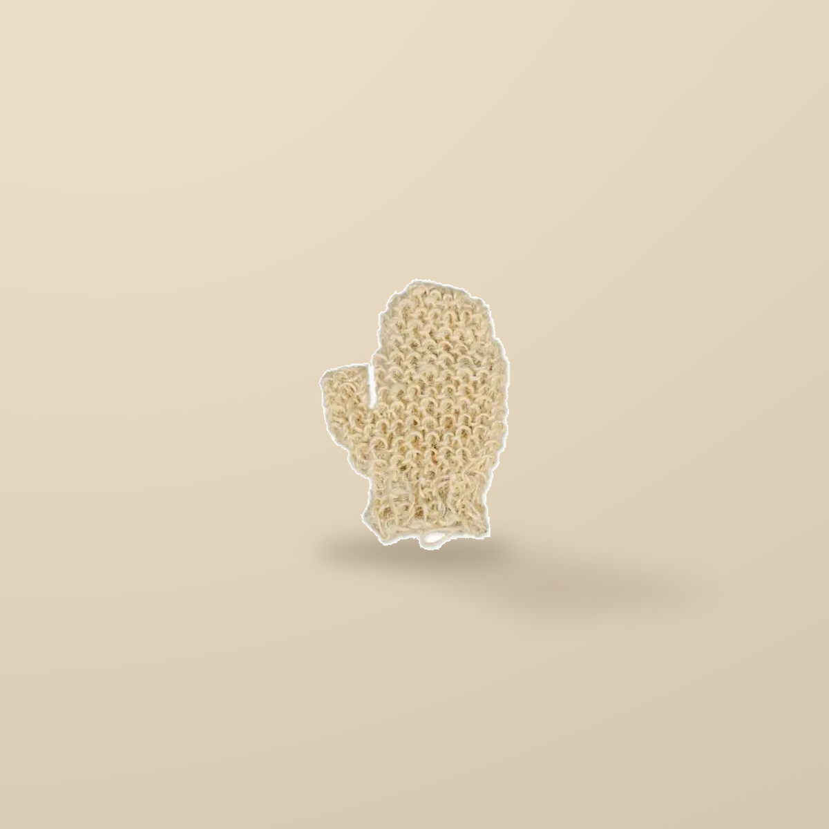 Eco Bath Co Natural Sisal Aloe Massage Glove – 1 Glove — original product packaging on warm beige background