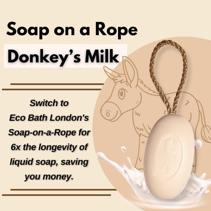 Eco Bath Donkey’s Milk Soap on a Rope 220g alternate view