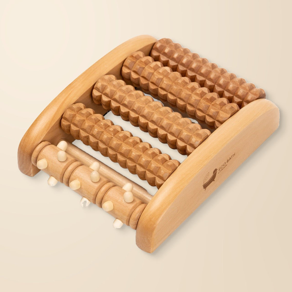 Eco Bath Reflexology Foot Massager wooden roller