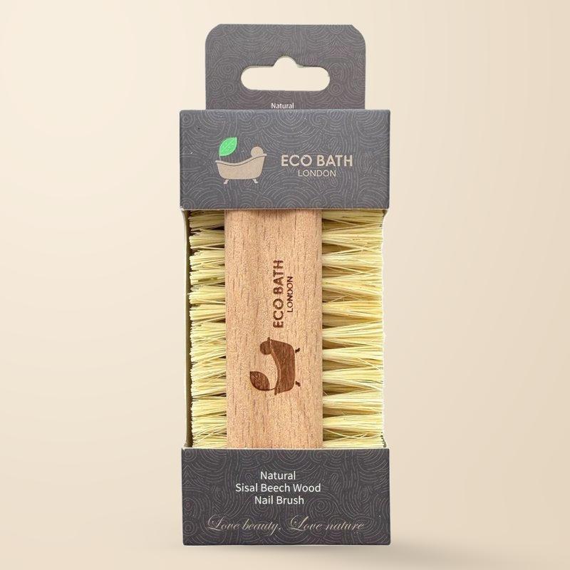 Eco Bath Natural Sisal Beech Wood Nail Brush