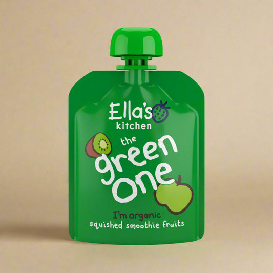 Ellas Kitchen The Green One Organic Fruit Smoothie 12 x 90g pouches