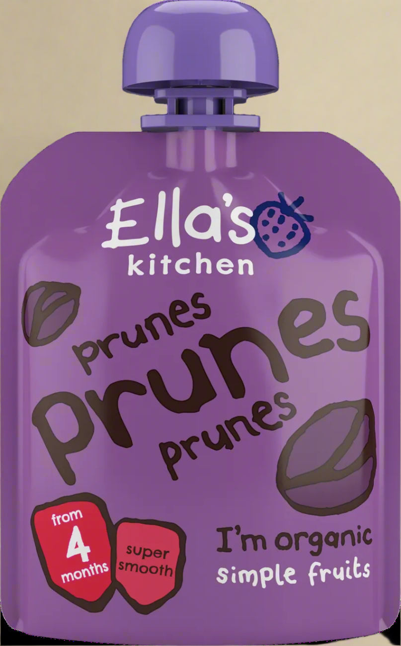 Ellas Kitchen Organic Prunes Prunes Prunes 7 x 70g pouches