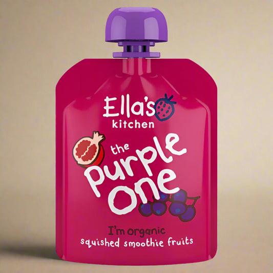 Ellas Kitchen The Purple One Organic Fruit Smoothie 12 x 90g for babies