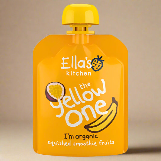 Ellas Kitchen The Yellow One Organic Fruit Smoothie 12 x 90g for babies