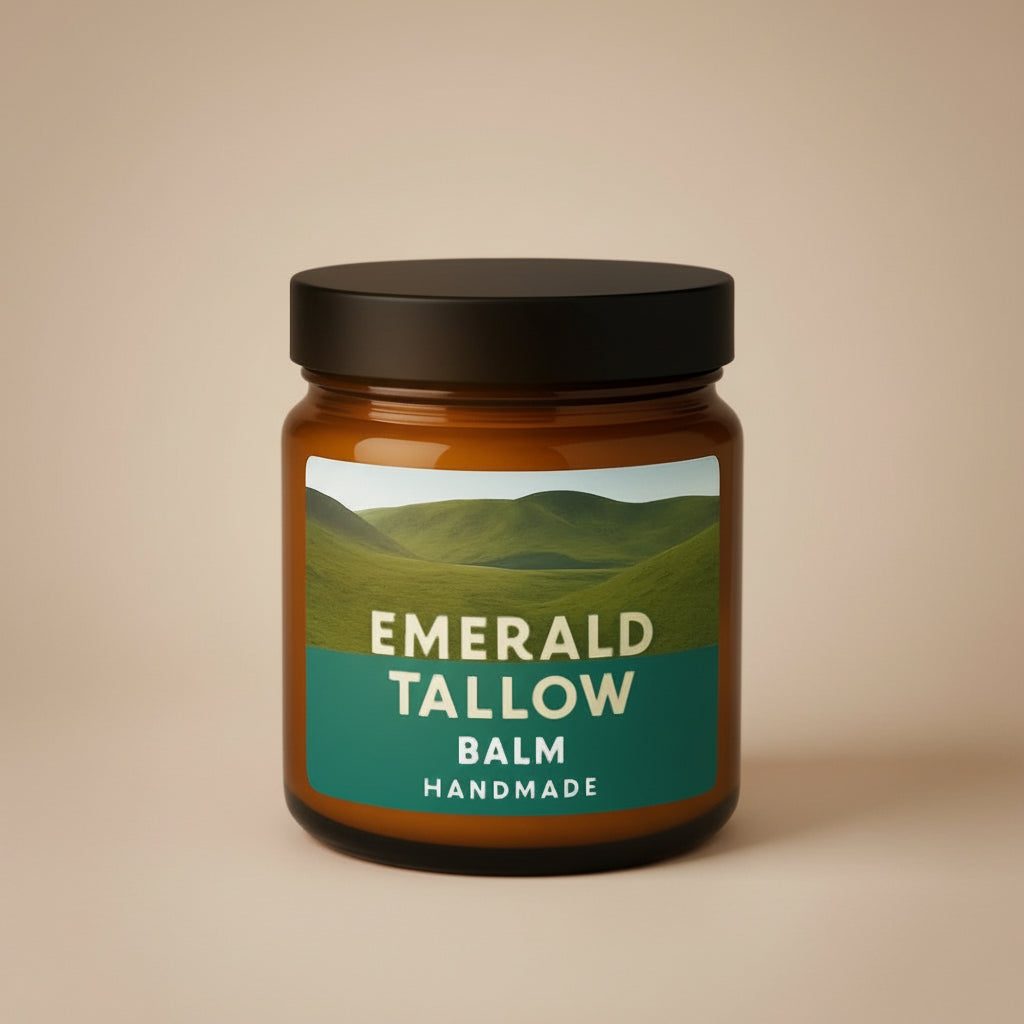 Emerald Tallow Whipped Beef Tallow Balm 60ml Jar