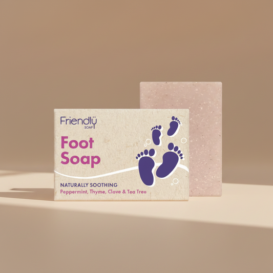 Friendly Natural Foot Soap Bar Case 6 x 95g